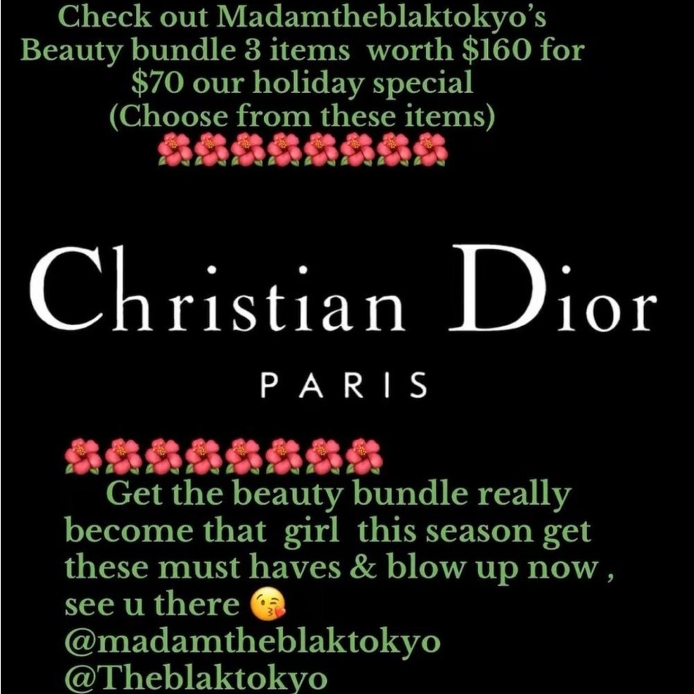 Dior beauty bundle